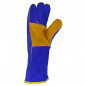 GUANTE SOLDADOR AZUL HILO KEVLAR