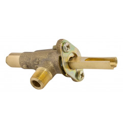 VALVULA SENCILLA DE LATON PARA ESTUFA