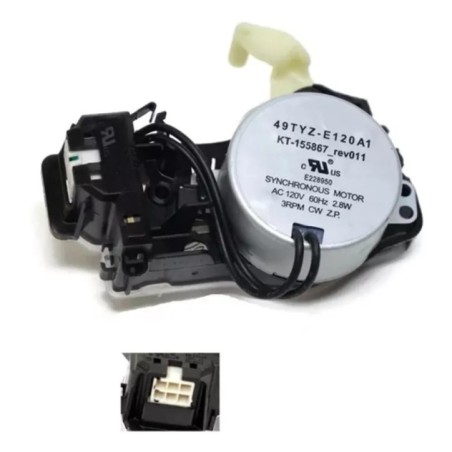 ACTUADOR NEGRO 6 TERMINALES WHIRPOOL, Maytag