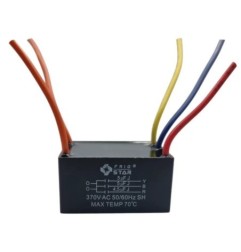 CAPACITOR VENTILADOR DE TECHO TRIPLE 5+5+4.5 MDF 370V.