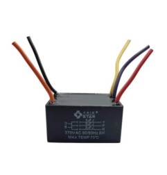 CAPACITOR VENTILADOR DE TECHO TRIPLE 5+5+5 MDF 370V.