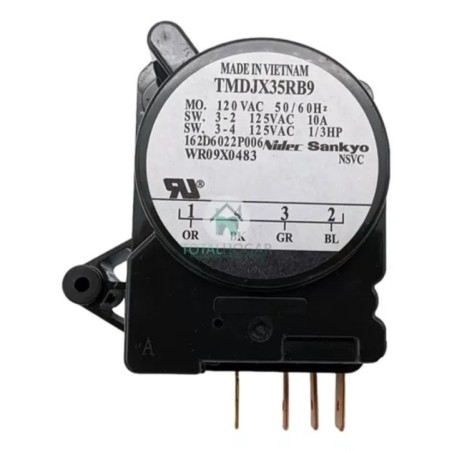 RELOJ DESHIELO ORIGINAL MABE 10 HRS. TMDJX35RB9 1/3HP 120V