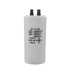 CAPACITOR TRABAJO PLÁSTICO 35 MFD 250-450V