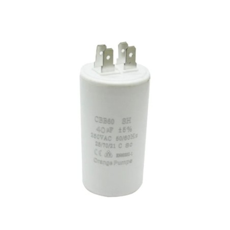 CAPACITOR TRABAJO PLÁSTICO 40 MFD 250-450V