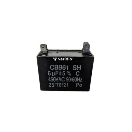 CAPACITOR 6 MDF 450V CUADRADO