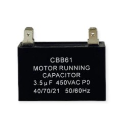 CAPACITOR CUADRADO 4 PINS 3.5 MFD