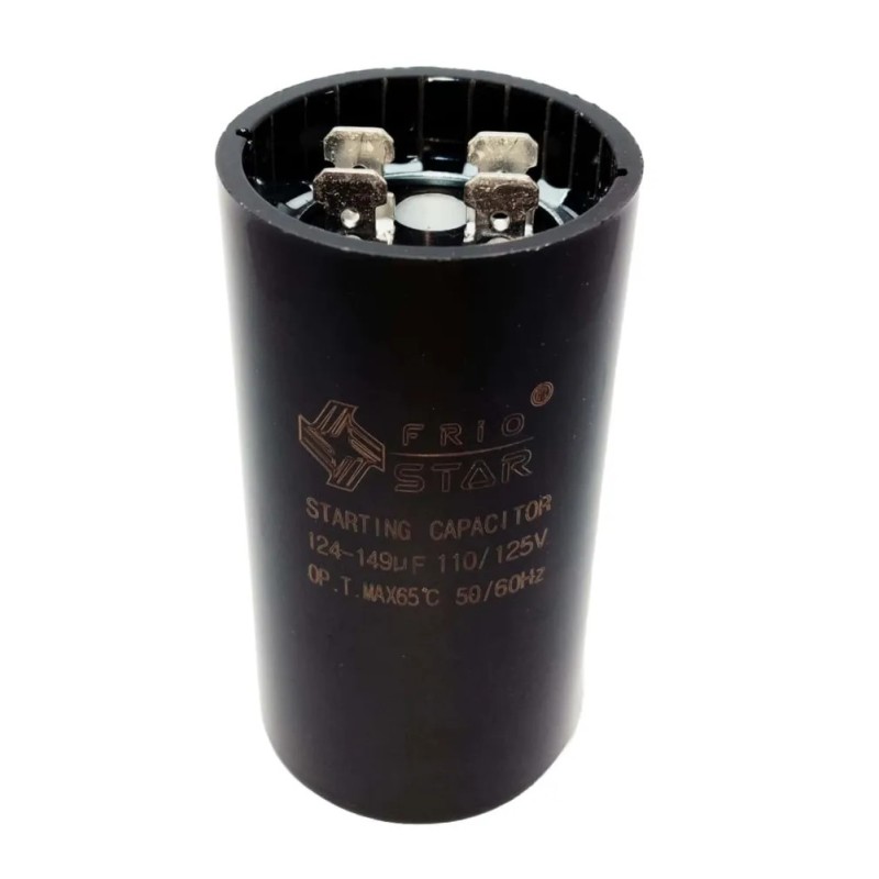 CAPACITOR DE ARRANQUE 124-149 MFD  A 220V-CHICO