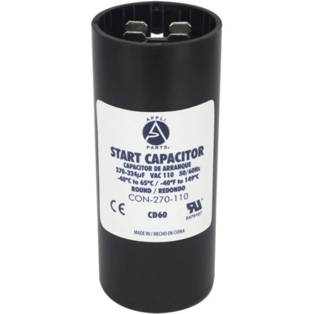 CAPACITOR DE ARRANQUE 270-324 MFD (110-125V)