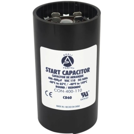CAPACITOR DE ARRANQUE 400-480 MFD (110-125V)