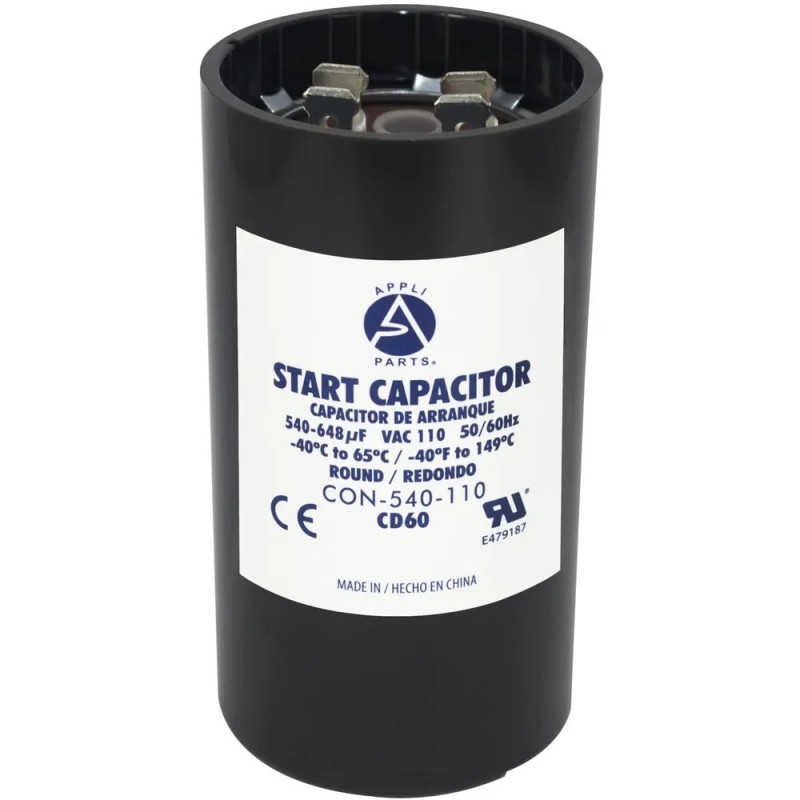 CAPACITOR DE ARRANQUE 540-648 MFD (110-125V)