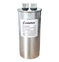 CAPACITOR TRABAJO 60 MFD ALUMINIO