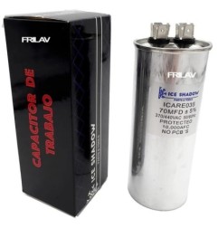 CAPACITOR TRABAJO 70 MFD ALUMINIO