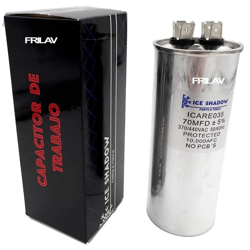CAPACITOR TRABAJO 70 MFD ALUMINIO