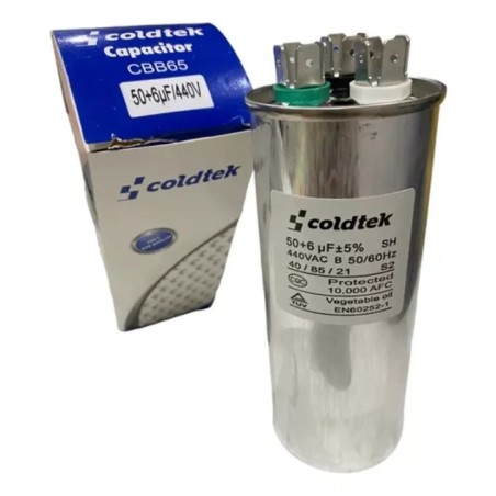 CAPACITOR TRABAJO ALUMINIO STAR 50MDF/440V