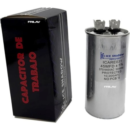 CAPACITOR TRABAJO STAR 45MDF/440V