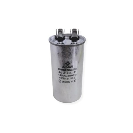 CAPACITOR TRABAJO STAR/COLD CITY 40MDF/440 V ALUMINIO