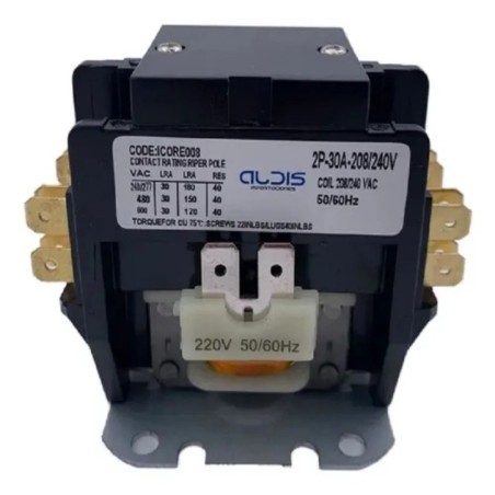 CONTACTOR 6624-90-246 2POLOS 30 AMPS 208/240V