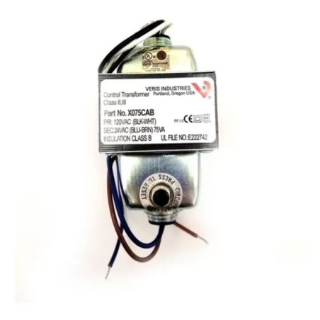 TRANSFORMADOR REF. A/AC 75VA PRI 120V/SEC 24V X075CAB