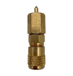 VALVULA  ADAPTADOR PARA LATA GAS 404  C/R 7/16-20