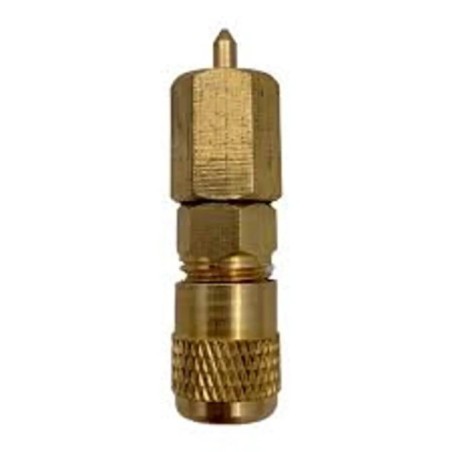 VALVULA  ADAPTADOR PARA LATA GAS 404  C/R 7/16-20