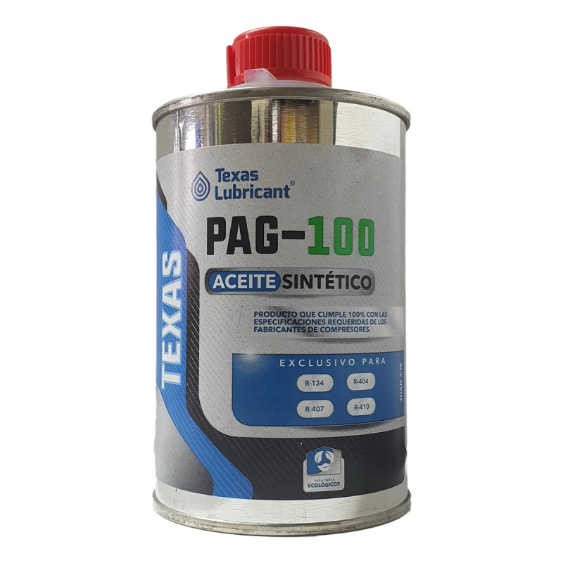 Aceite sintetico PAG-100 texas lubricant 8 onzas