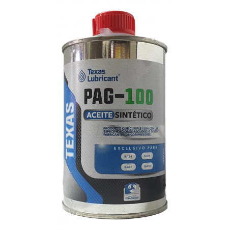 Aceite sintetico PAG-100 texas lubricant 8 onzas