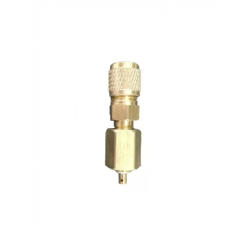 VALVULA  ADAPTADOR RETENSION P/LATA GAS R22 R-134 VALVULA  ADAPTADOR RETENSION P/LATA GAS R22 R-134