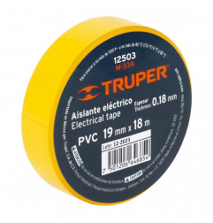 CINTA  AISLANTE  AMARILLA 3/4 X 18 MTS (TRUPER)