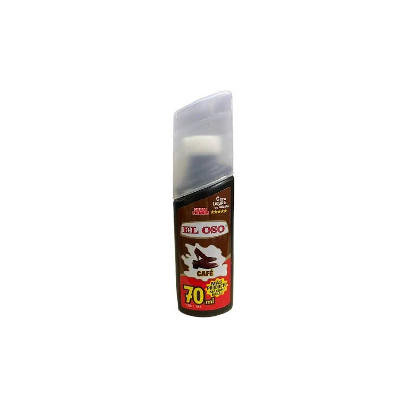 CERA LIQUIDA EL OSO CAFE 8501 70ML CERA LIQUIDA EL OSO CAFE 8501 70ML