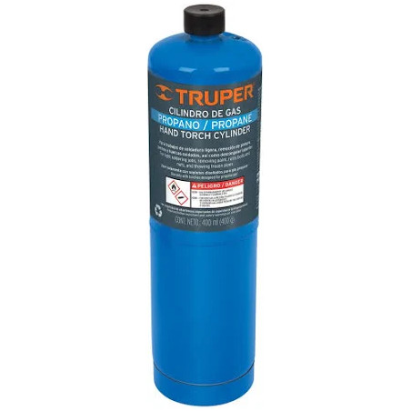 CILINDRO GAS400A AZUL GAS PROPANO 400GM TRUPER