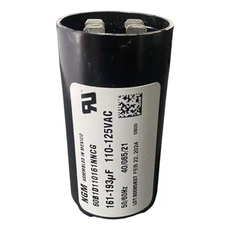 CAPACITOR DE ARRANQUE 161-193 MFD 1/3 HP-1/2HP 110V