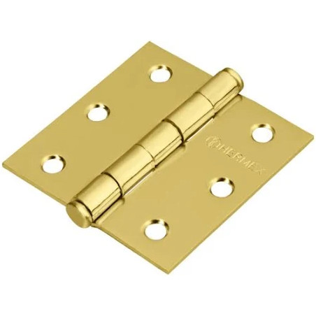 BISAGRA CUADRADA 2-1/2 LATONADO, CABEZA PLANA