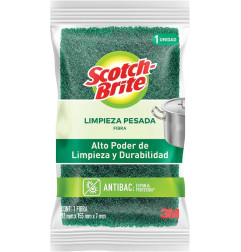 FIBRA SCOTCH BRITE 92 X 150 X 7 LIMPIEZA PESADA
