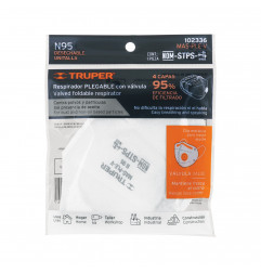 RESPIRADOR PLEGABLE C/VALVULA N95 4 CAPAS (MASCARILLA)