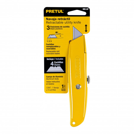 PORTA NAVAJA RETRACTIL NM-6P PRETUL