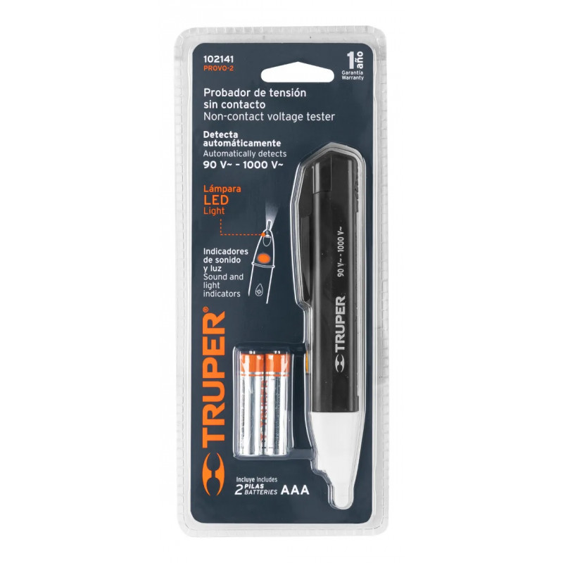 Lápiz Detector Voltaje 90-1000 Ac/ Probador de corriente Lápiz Detector Voltaje 90-1000 Ac/ Probador de corriente