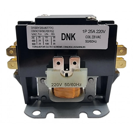 CONTACTOR 1 POLO 25 AMPS 220V A/AC