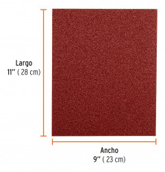 LIJA DE ESMERIL NEGRA GRANO 50 P/METALES