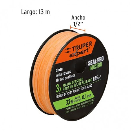 CINTA TEFLON MAYOR DENSIDAD 1/2" CTF-1/2X7X