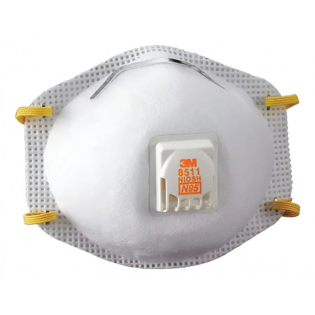 RESPIRADOR INDUSTRIAL C/VALVULA 3M 8511MX