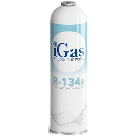 GAS 134a 1KG. GAS REFRIGERANTE