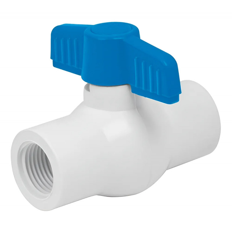 VALVULA ESFERA PVC 3/4 ROSCABLE
