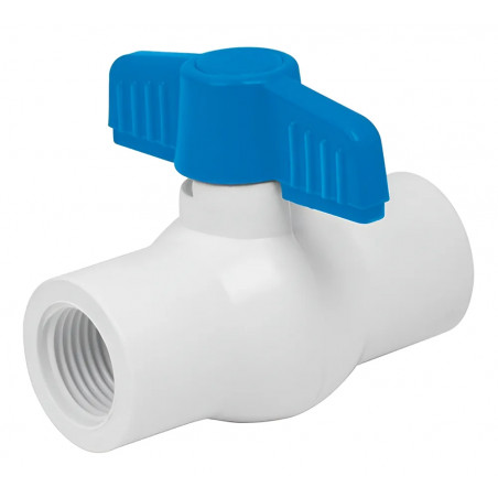 VALVULA ESFERA PVC 3/4 ROSCABLE