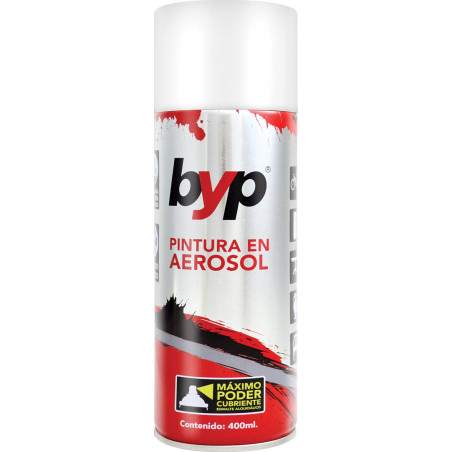 PINTURA AEROSOL BLANCO BRILLANTE 400ML.